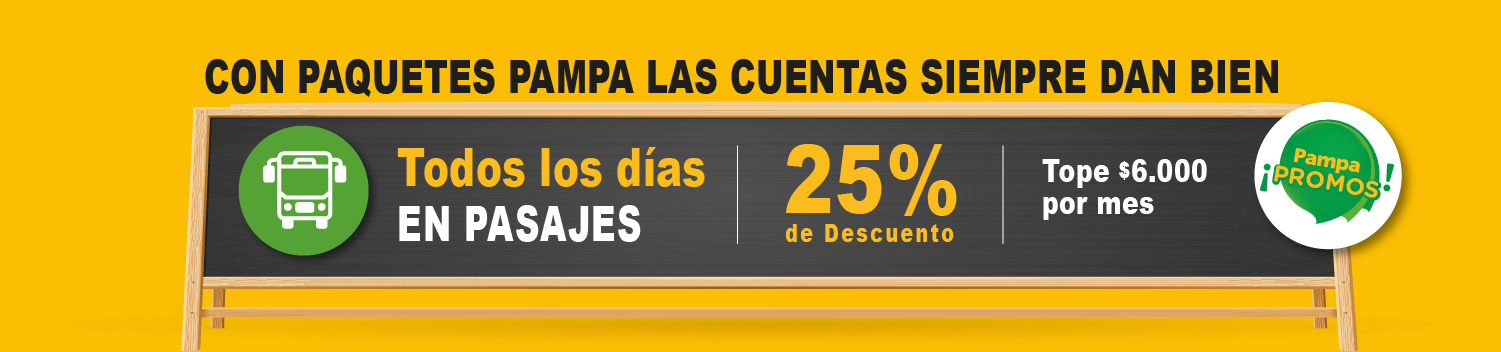 25% de Descuento en Pasajes Terrestres