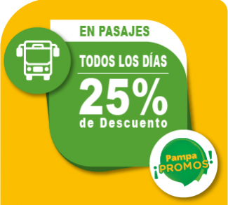 25% de Descuento en Pasajes Terrestres