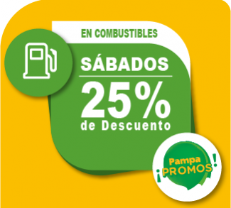 25% de descuento en combustibles
