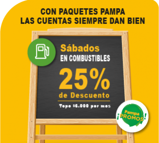 25% de descuento en combustibles